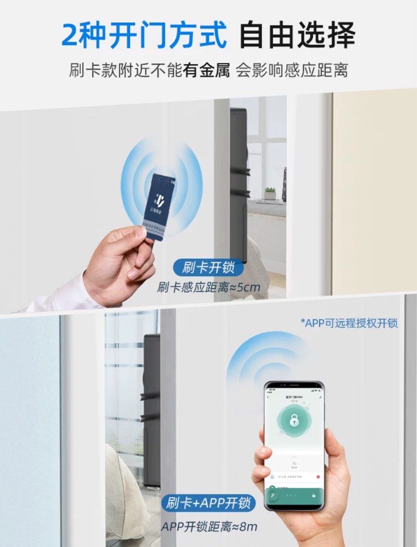 BNIB Smart Door Lock ID Tag Wireless Just Screw Into Position ...