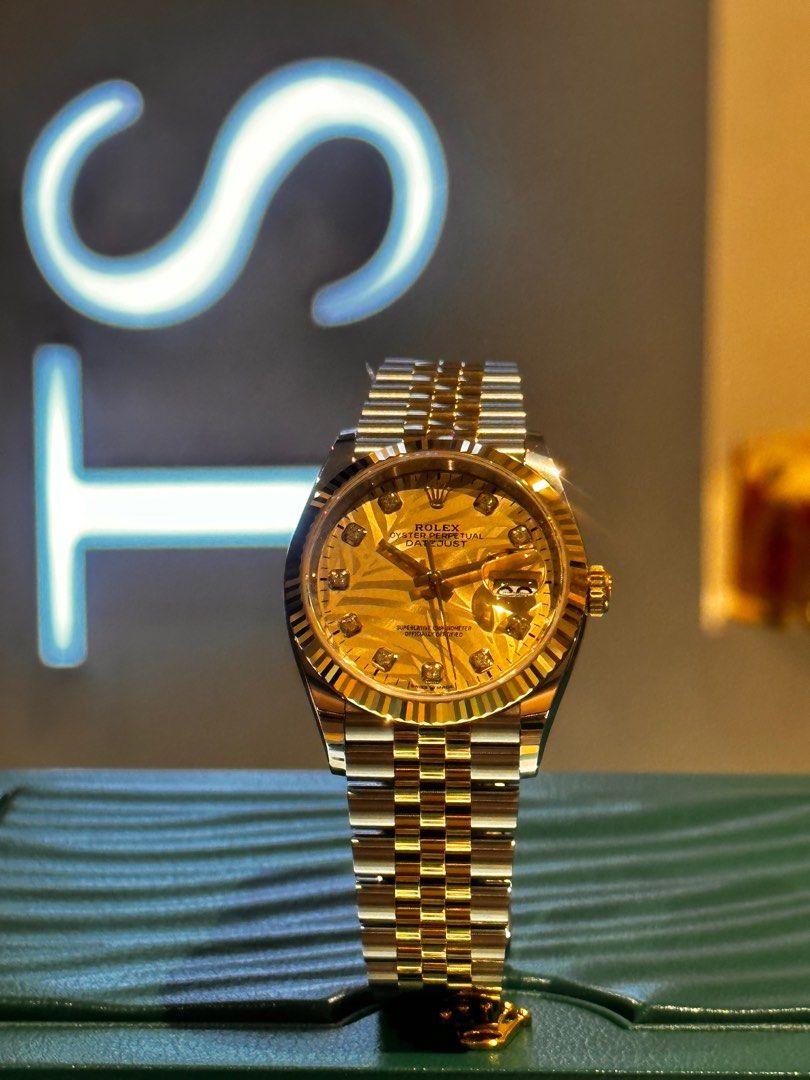 Oyster perpetual shop fluted bezel