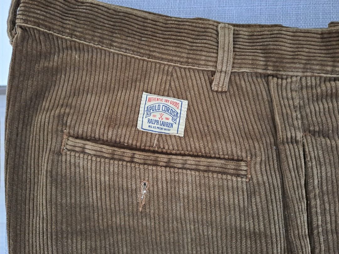 Brand New w o tag Ralph Lauren Polo Cords Brown Corduroy 30