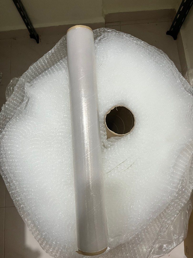 Bubble wrap free big Size cling wrap, Hobbies & Toys, Stationery