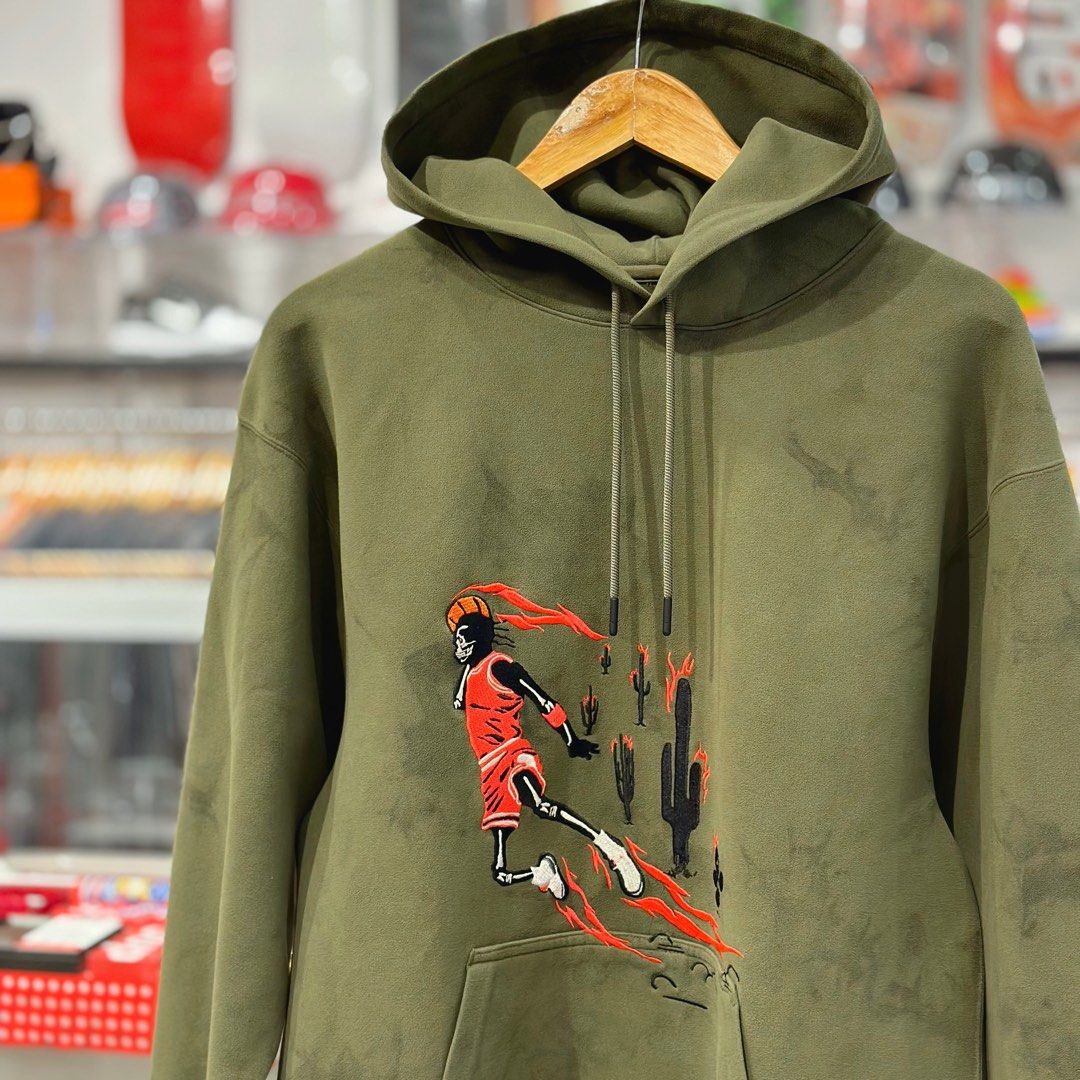 Travis scott jordan suede hoodie best sale