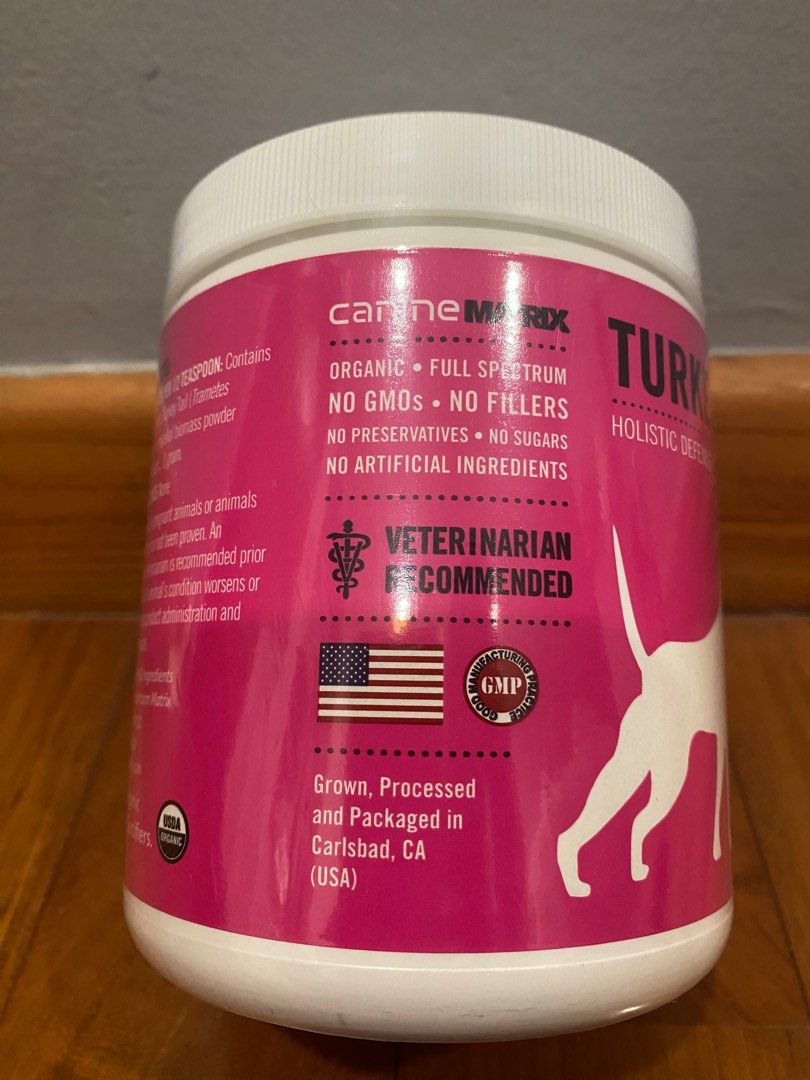 Canine Matrix Turkey Tail Mushroom Powder 7.1oz 200g Pet