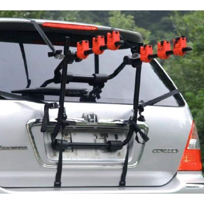 Rear bike shop carrier for car