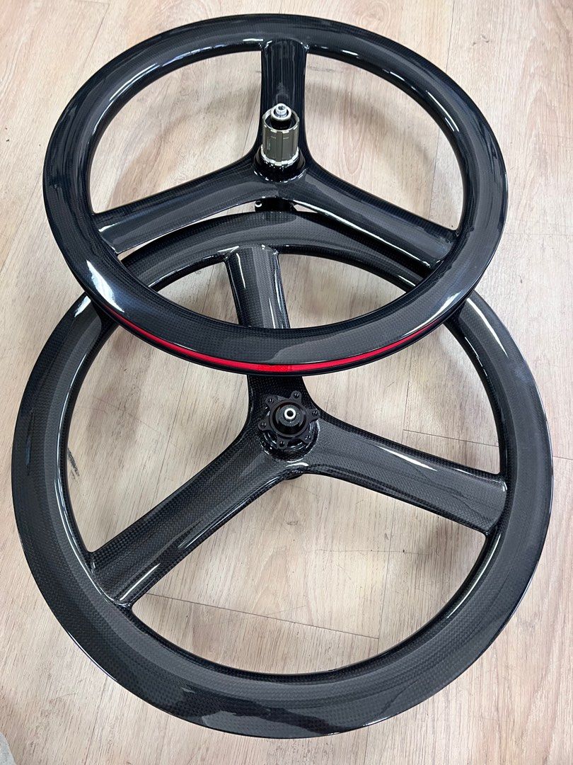 Carbon fiber 451 wheel set 22 inch three spokes sports rim