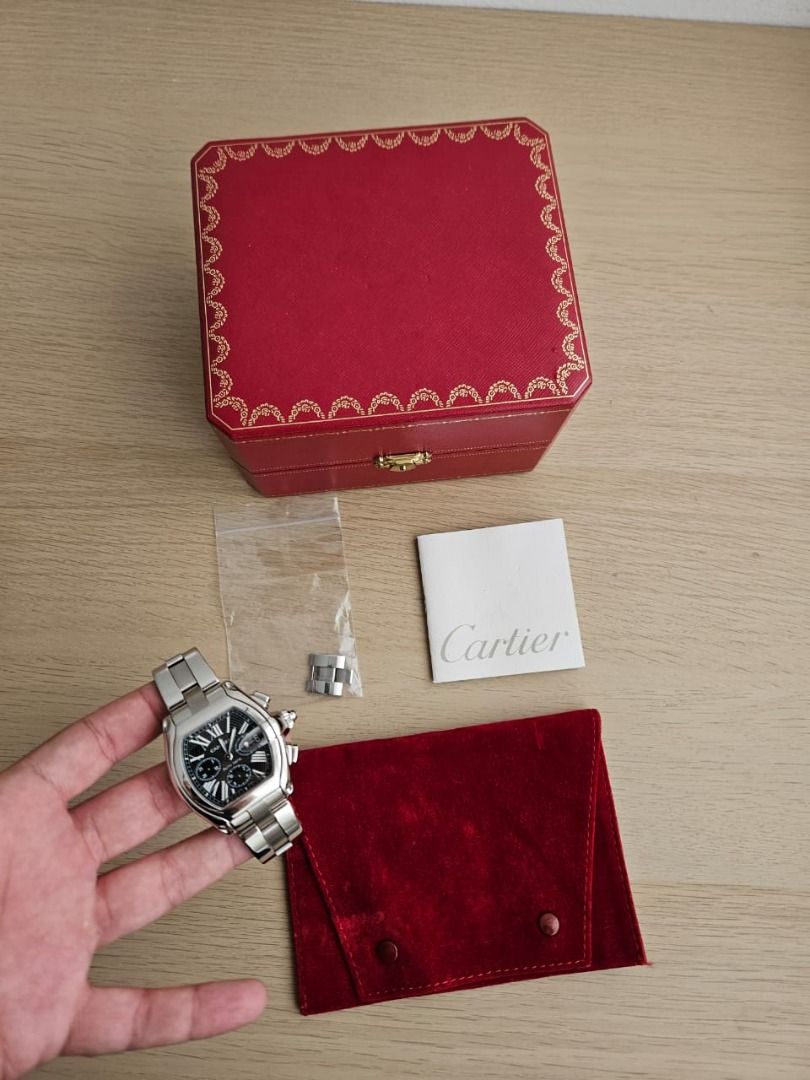 Cartier Roadster Chronograph XL 2618 Auto, Luxury, Watches on Carousell