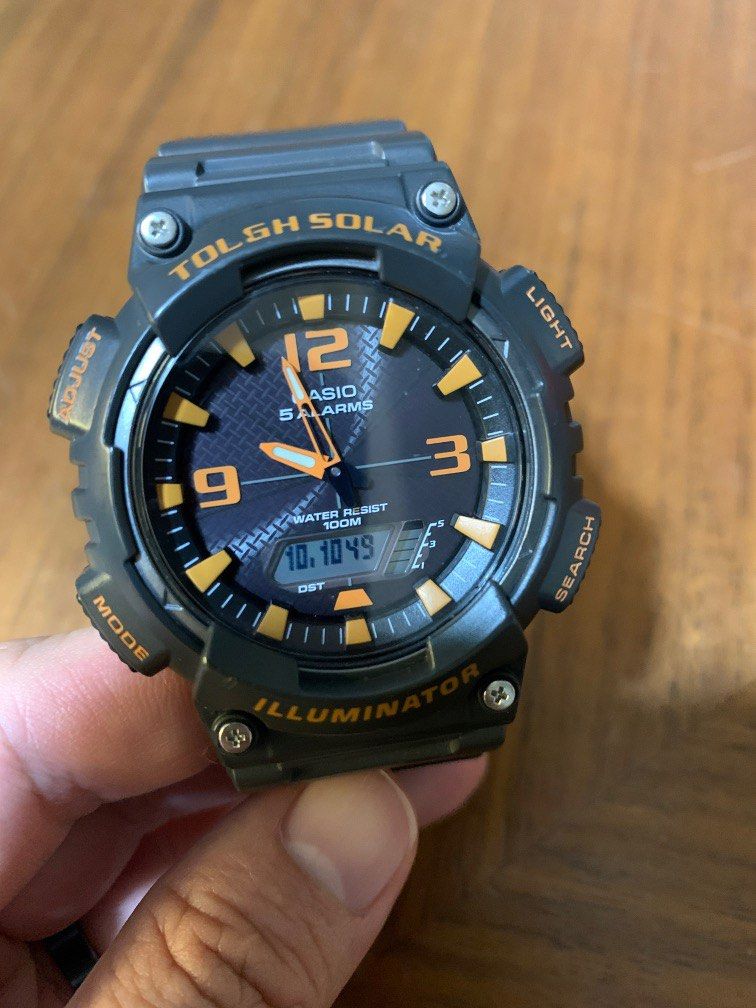 Casio illuminator tough solar sale