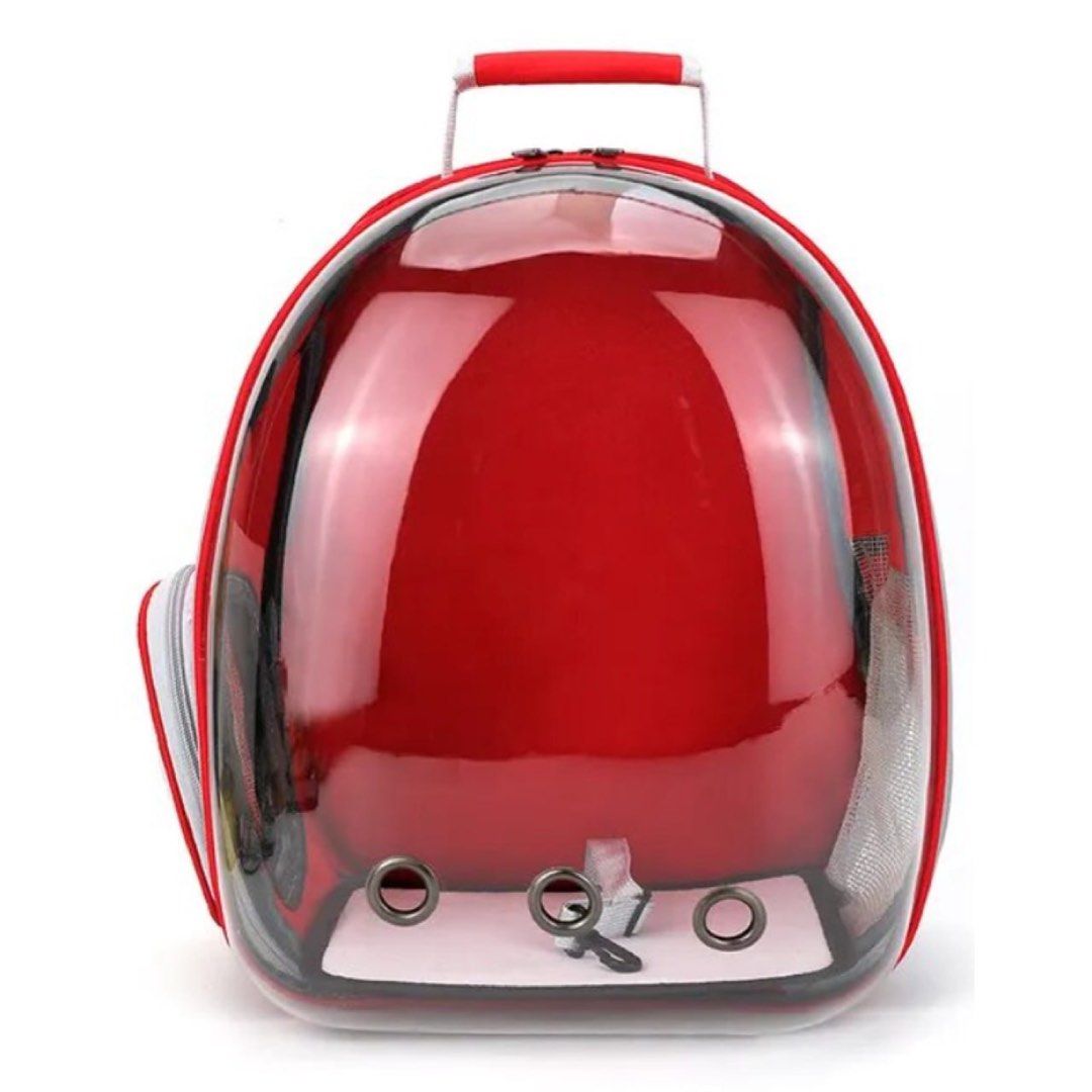 Cat Capsule Backpack (Category: Homes & Other Pet Accessories) located in Singapore. Submitted by minimalpaws (Listing ID 1259330607, Image 6). Description: Description of item: Natural material that is pet-safe. With well-ventilated sides and a cozy interior, your pet will enjoy maximum comfort during your journeys. Its ergonomic design and breathable back panel ensure a comfortable and enjoyable experience for you, too. The Cat Capsule Backpack