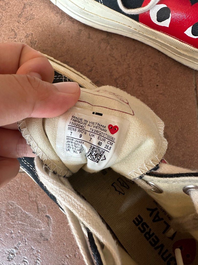 Cdg converse tag discount