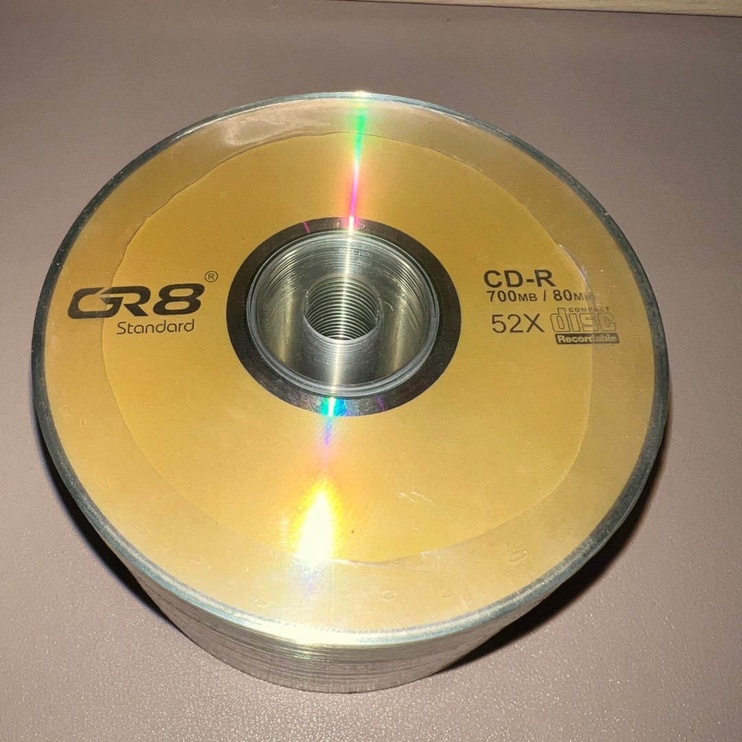 全新未拆CD-R 52X 700MB/80Min 全棟50片, 興趣及遊戲, 音樂、樂器 & 配件, 音樂與媒體 - CD 及 DVD ...
