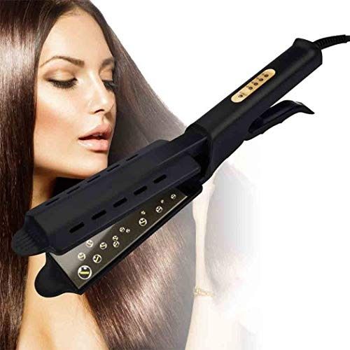 Ceramic tourmaline ionic flat sale iron hair straightener steam