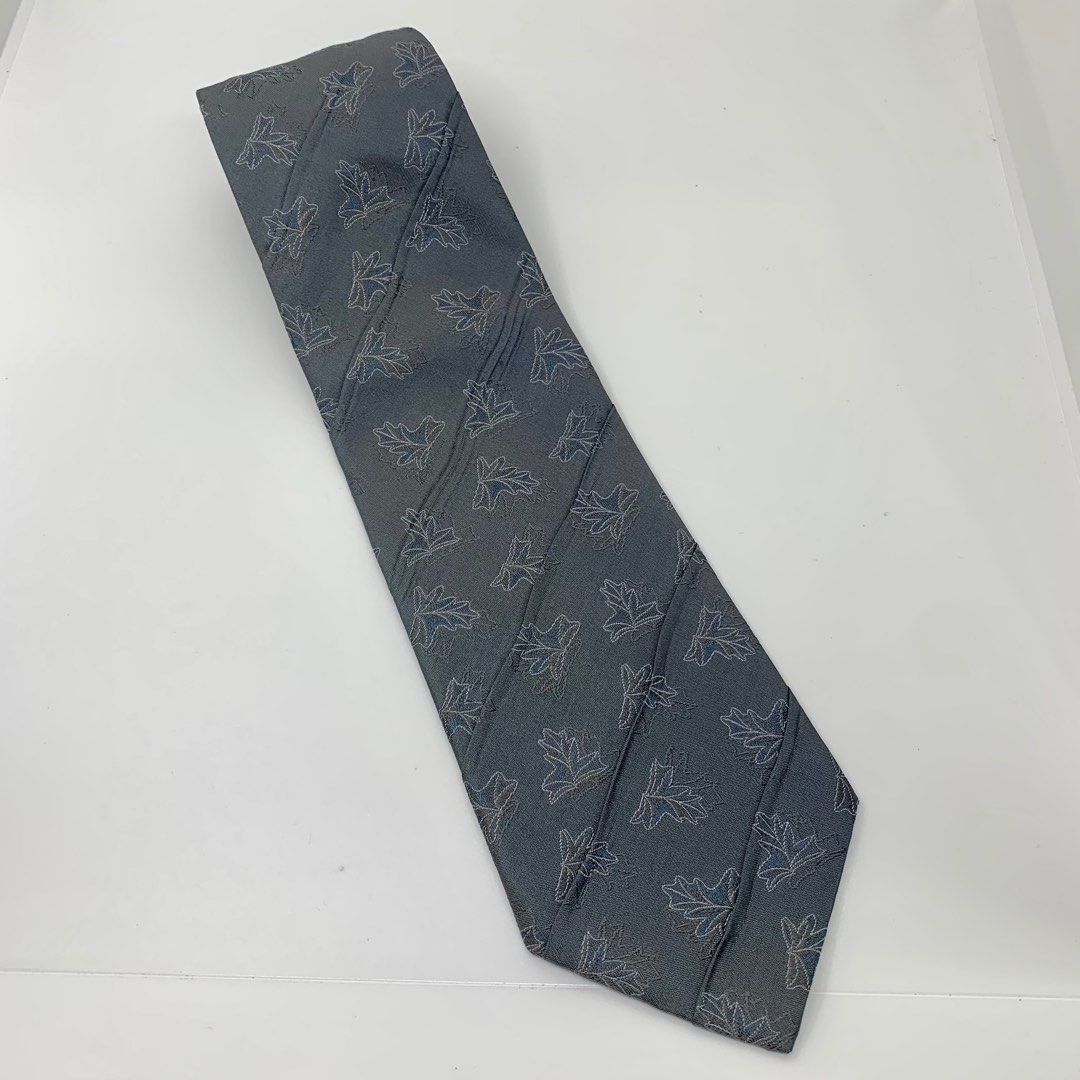 CERRUTI 1881 ASH BLUE SILK TIE 227030983