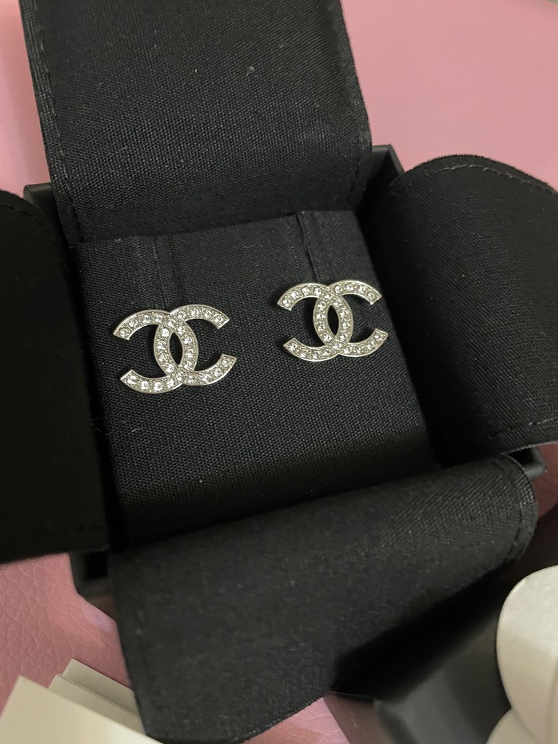 Chanel stud earrings price sales