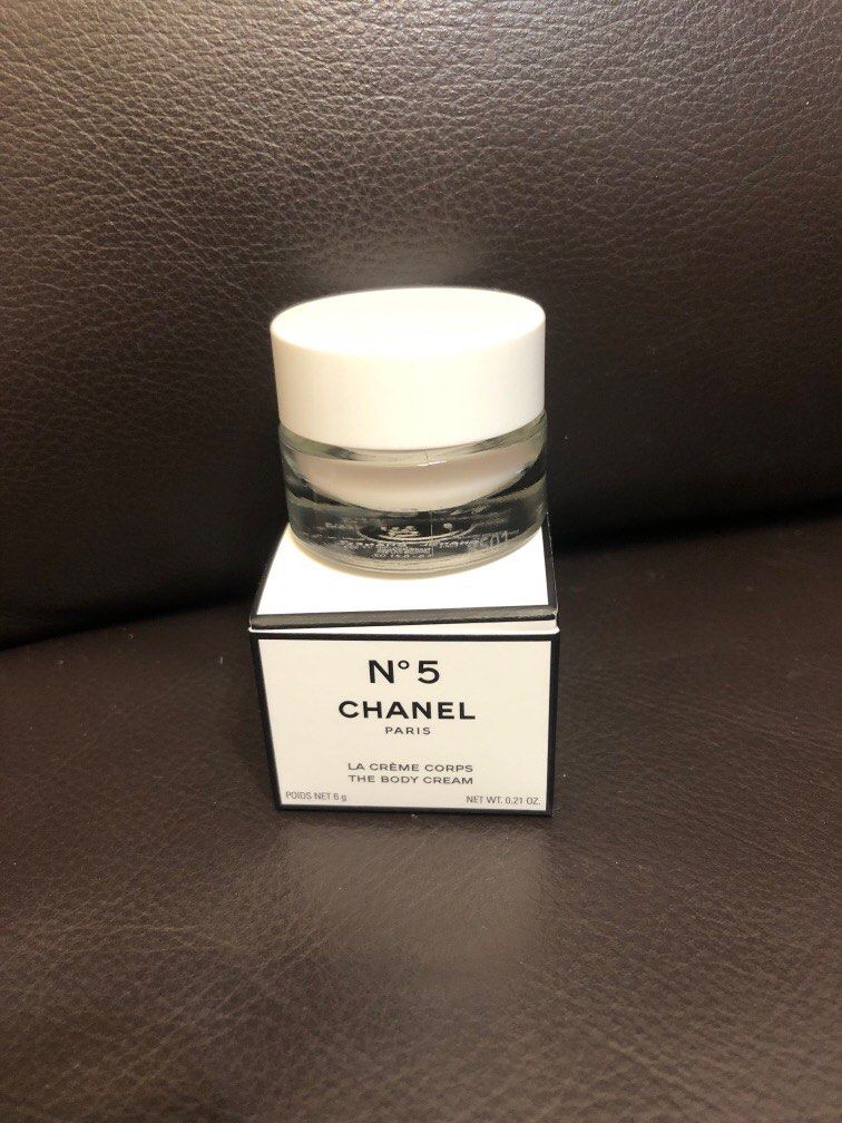 Chanel No.5 body cream 6g, 美容＆化妝品, 沐浴＆身體護理, 沐浴及身體護理 身體護理 Carousell