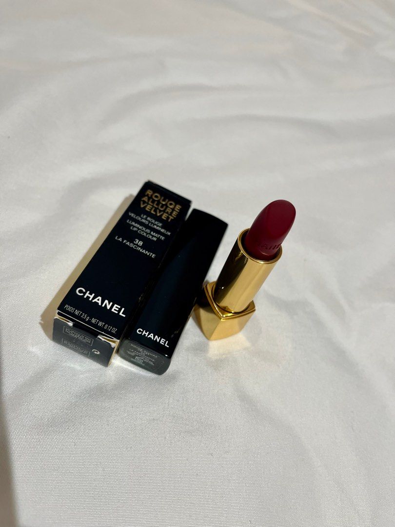 Rouge Allure Velvet Luminous Matte Lip Colour - 38 La fascinante by Chanel  for Women - 0.12 oz Lipst 