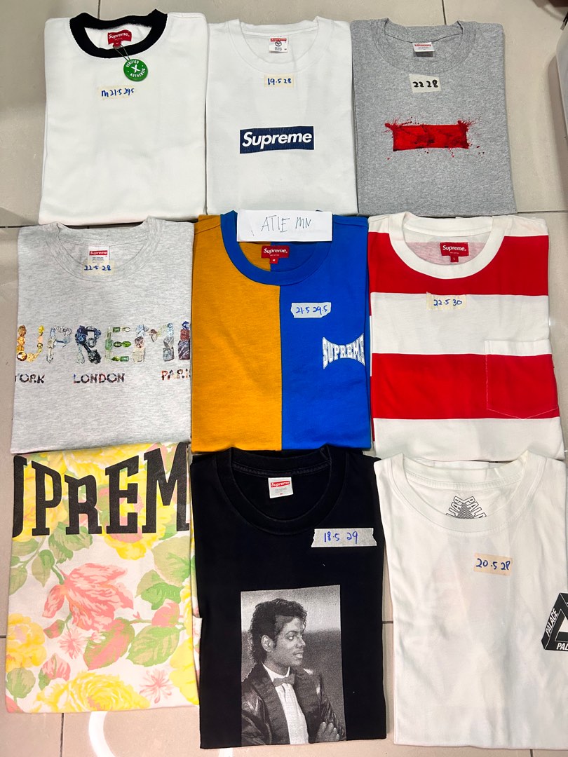 Cheap Supreme combo Men s Fashion Tops Sets Tshirts Polo