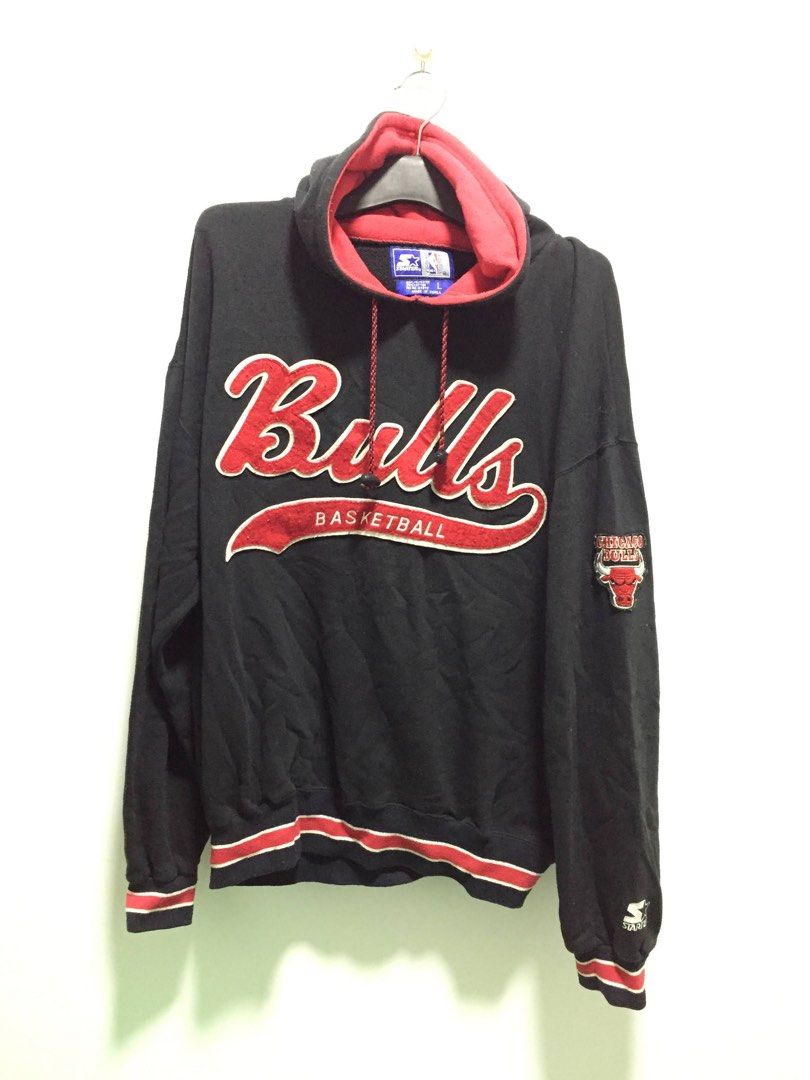 Chicago Bulls Official License NBA Vintage 90 s Starter Hoodie