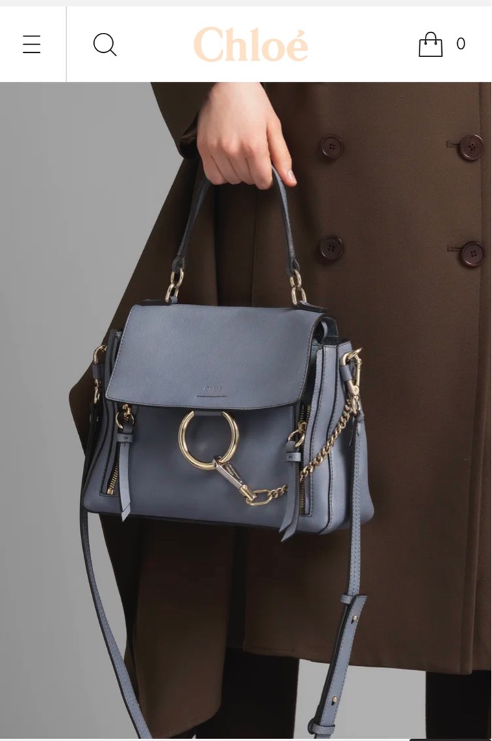 Chloe faye day bag blue sales