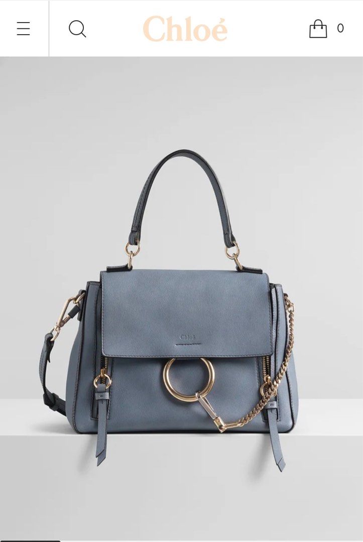 Chloe faye bag cloudy blue store