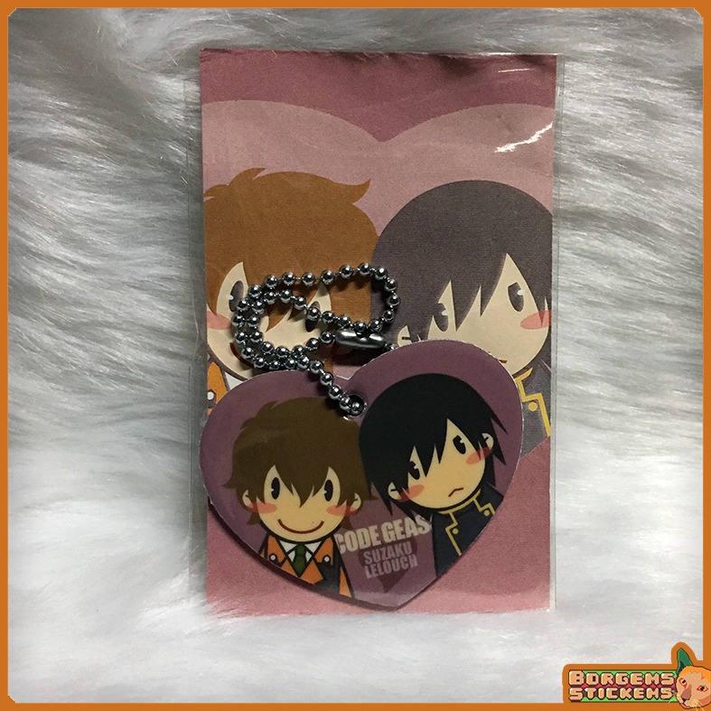 Code Geass - Lelouch & Suzaku keychain / strap / charm - Mini Mobile ...