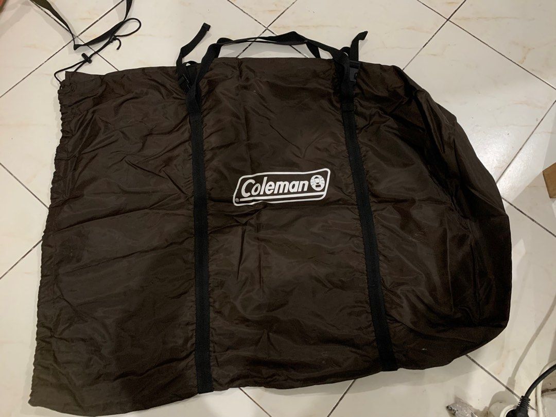 Coleman multi purpose bag (Category: Hiking & Camping) located in Angeles City. Submitted by seol1108 (Listing ID 1259427302, Image 1). Description: Coleman multi purpose bag You can put blanket, cloths, table, anything. Used less then 5 times..