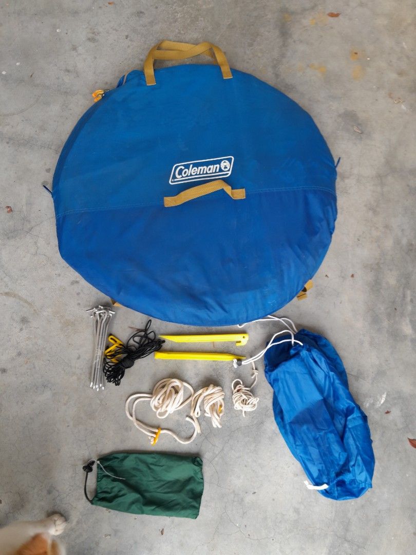 COLEMAN POP UP TENT, Sports Equipment, Hiking & Camping on Carousell