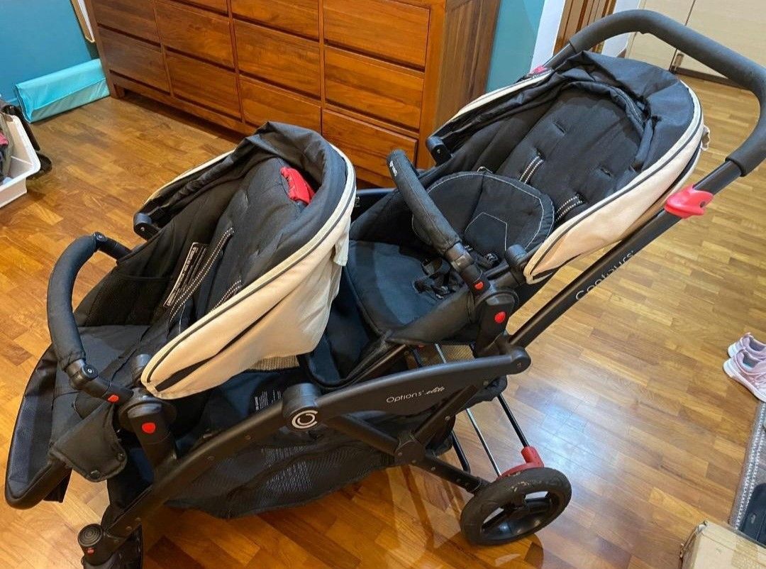 dog stroller for 2 Beberoad X3 2 in 1 Pet Stroller