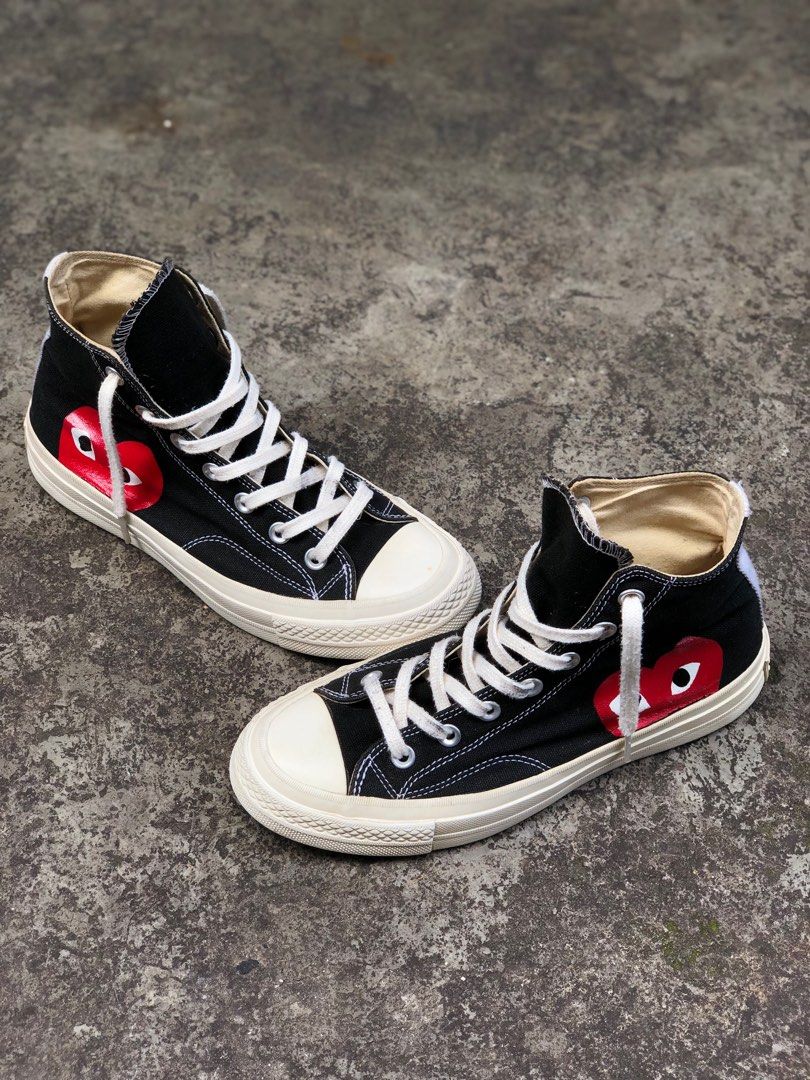 Comme des garcons cheap converse 6.5 inch