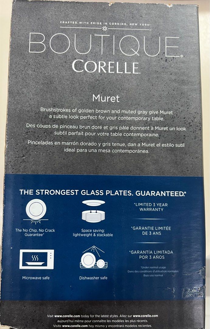 Corelle 16 piece Dinner ware set Furniture Home Living