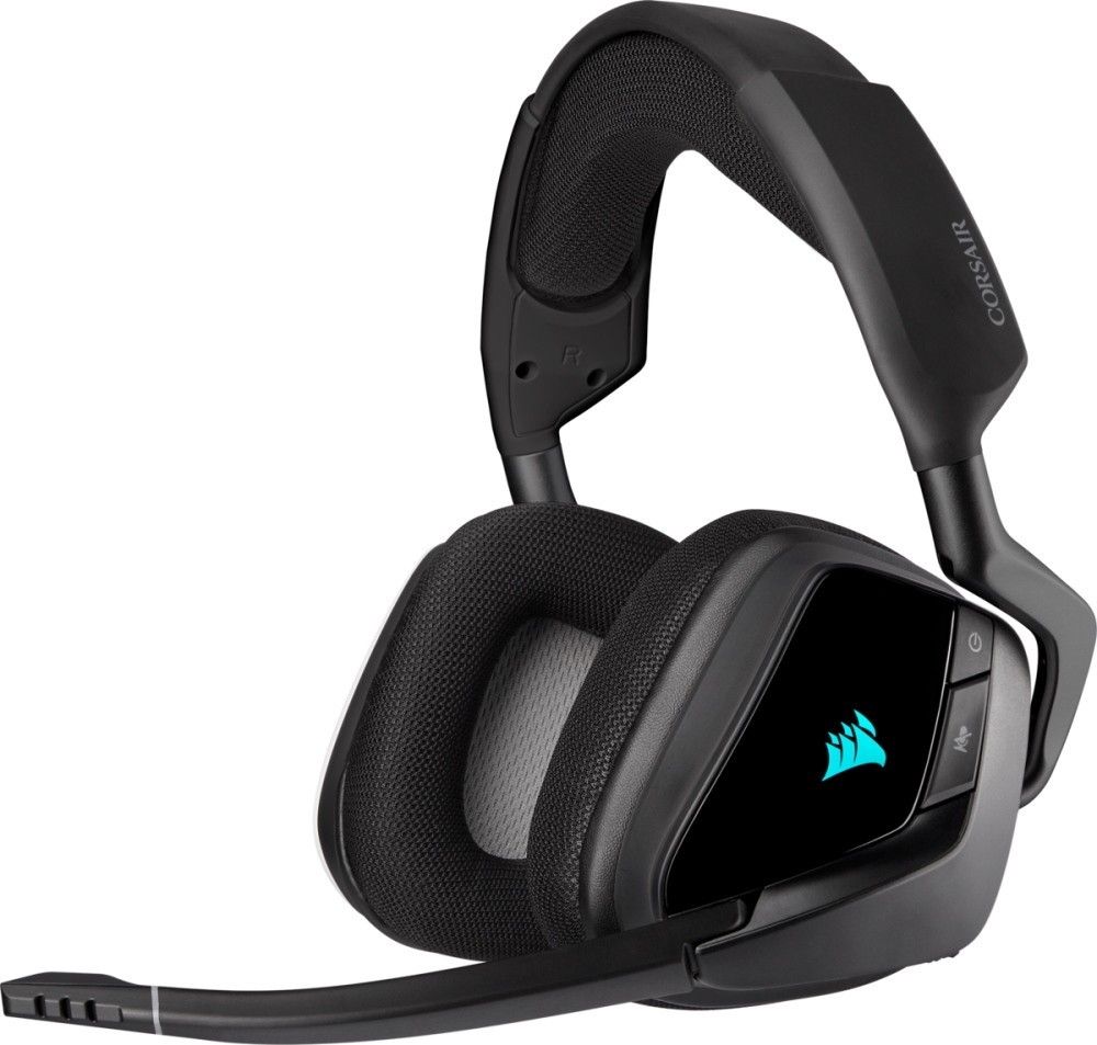 CORSAIR VOID RGB ELITE WIRELESS PREMIUM WIRELESS GAMING HEADSET WITH 7.1 SURROUND SOUND CARBON PC MAC PS4