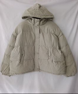 Cropped Puffer Jacket Hooded Brand PRIVATE PAUSE