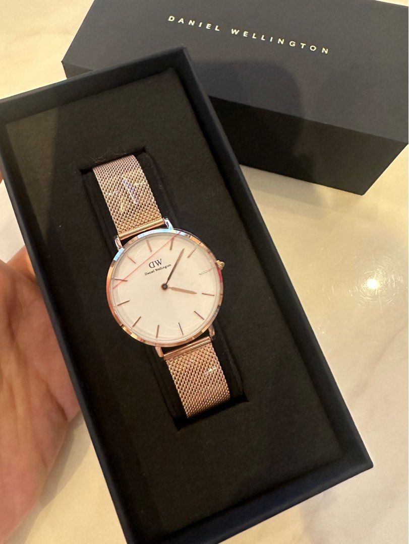 Daniel Wellington Melrose White Rose Gold Women s Fashion