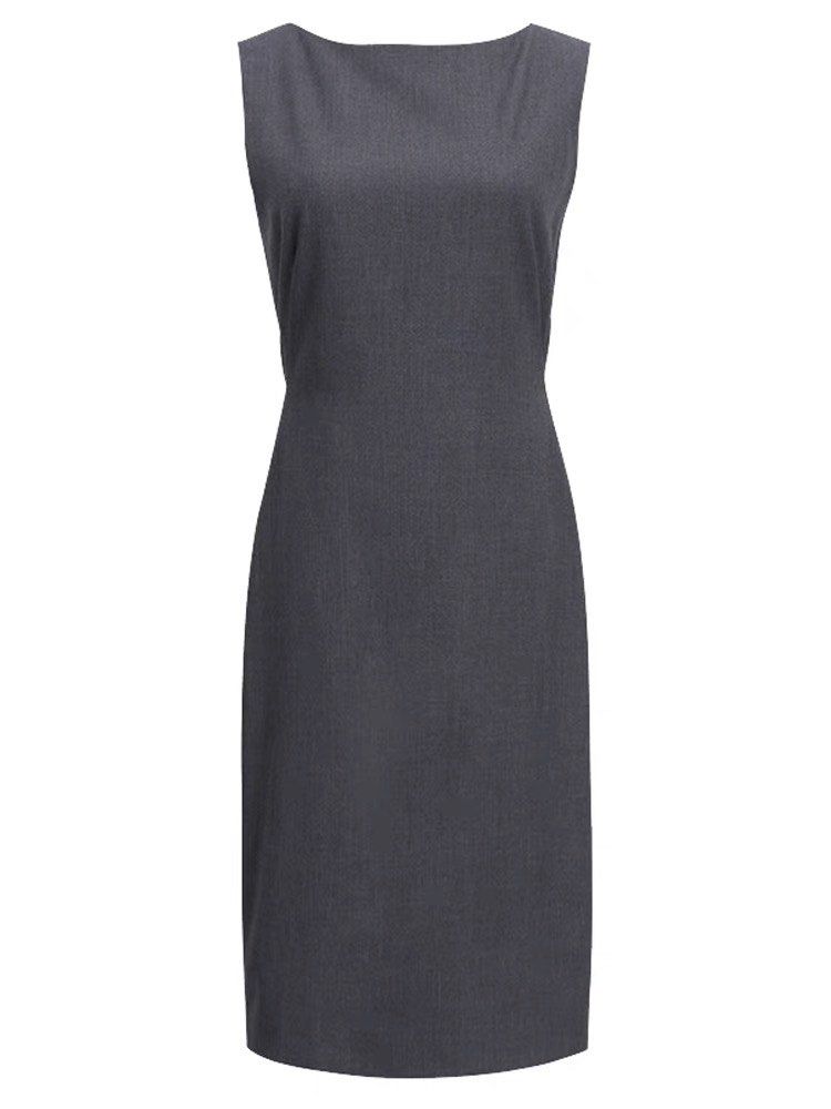 Dark grey work dress 2025