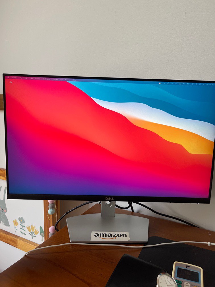 Dell 24 inch monitor as new and free webcam, Computers & Tech, Parts