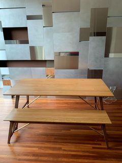 Dining Table and matching Bench