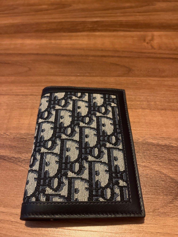 Dior passport holder Oblique Jacquard, Luxury, Accessories on Carousell