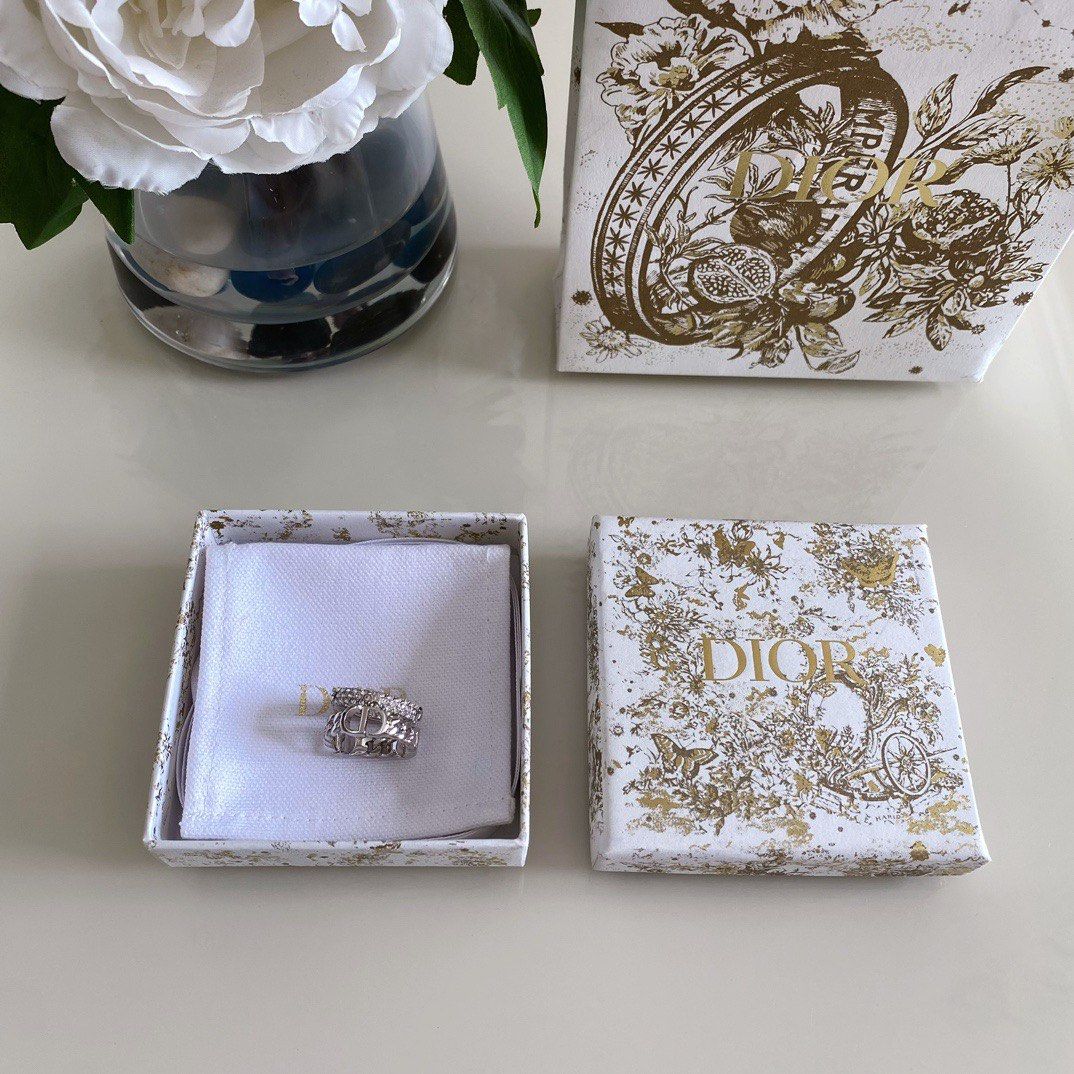 Dior Petit CD Ring set, Women's Fashion, Jewelry