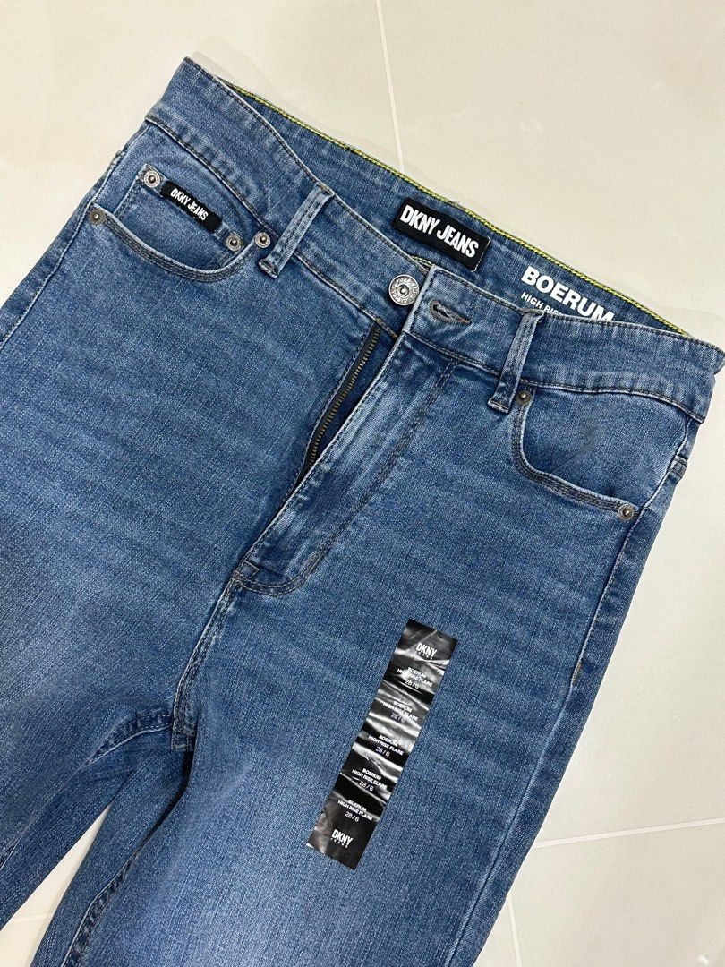 DKNY High Rise Flare Jeans — Brand New, Women's Fashion, Bottoms