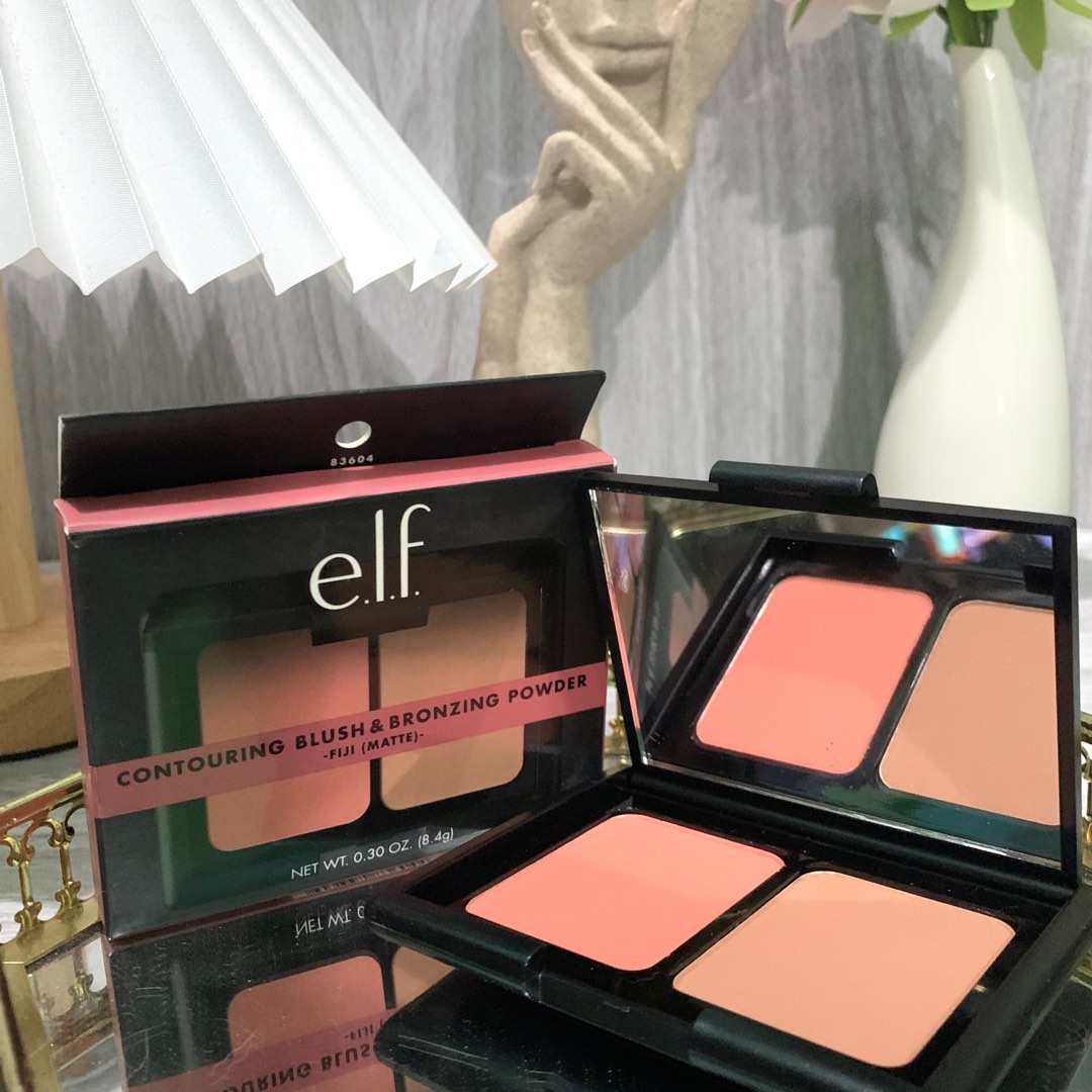 ELF Contouring Blush & Bronzing Powder Fiji (Matte), Beauty
