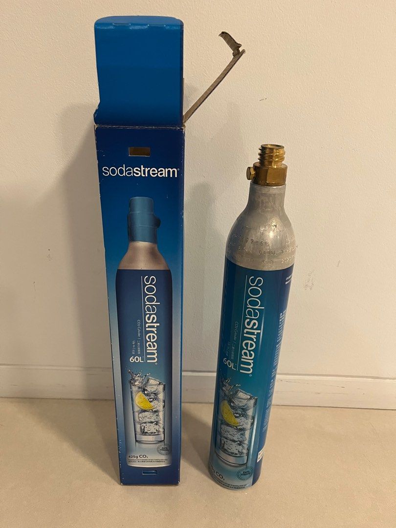 Empty Soda stream CO2 cylinder (No gas), Food & Drinks, Beverages on