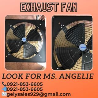 EXHAUST FAN AVAILABLE HERE!