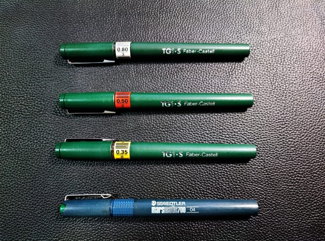 Faber Castell & Staedtler Technical Pens, Hobbies & Toys, Stationery