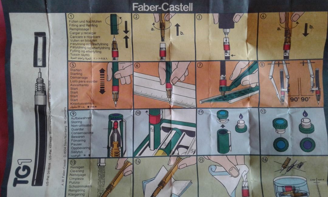 Faber Castell TG1 S Cone Technische Zeichnungsfeder 0,30 Mm – Präzise Stahlspitze Für Zeichenfans