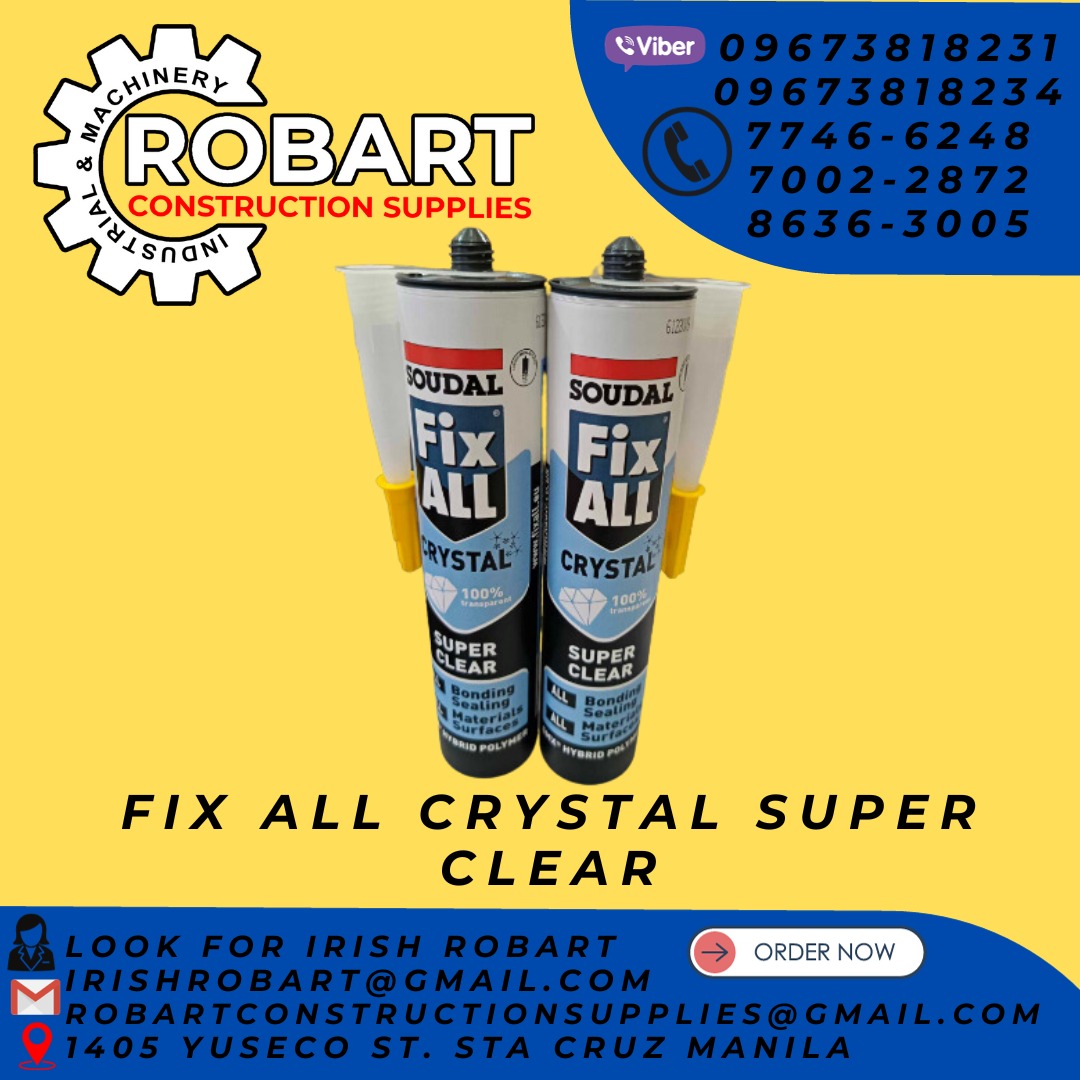 fix all crystal super clear, Commercial & Industrial, Construction ...