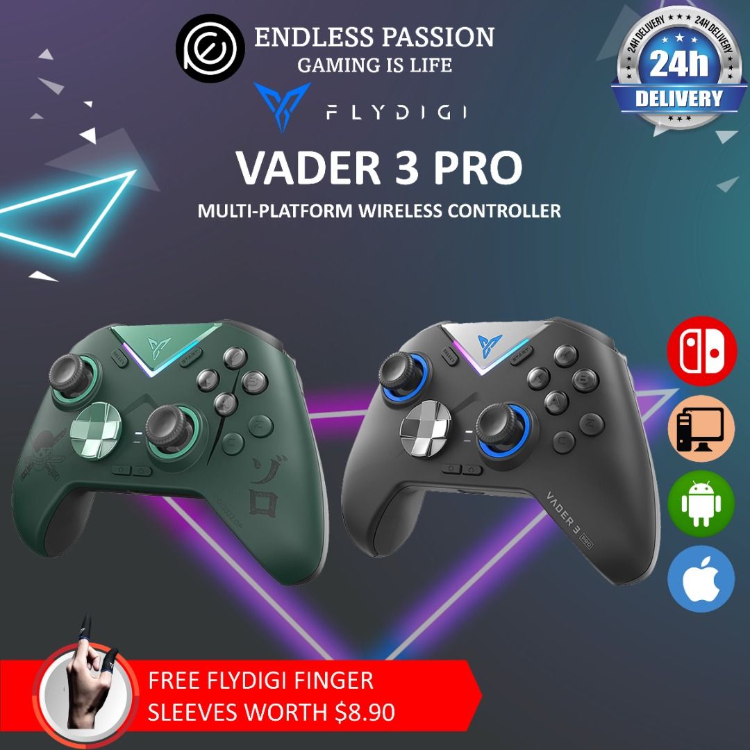 Flydigi Vader 3 Pro Wireless Gaming Controller, Video Gaming, Gaming Accessories, Controllers on