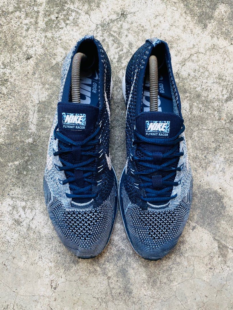 FLYKNIT RACER BLUE TINT Men s Fashion Footwear Sneakers on