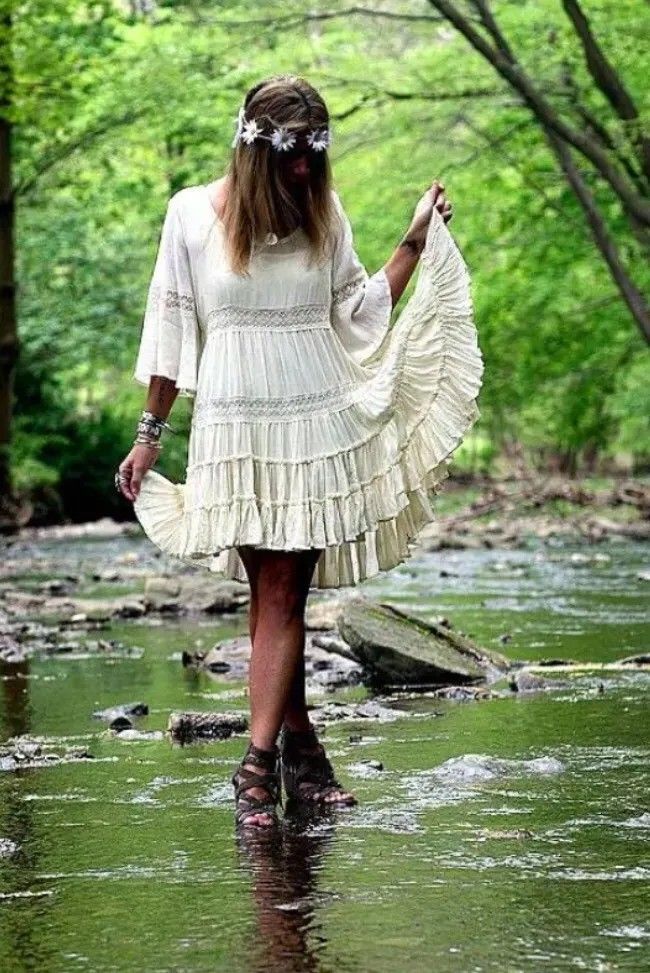 Free people ivory lace dress cheap