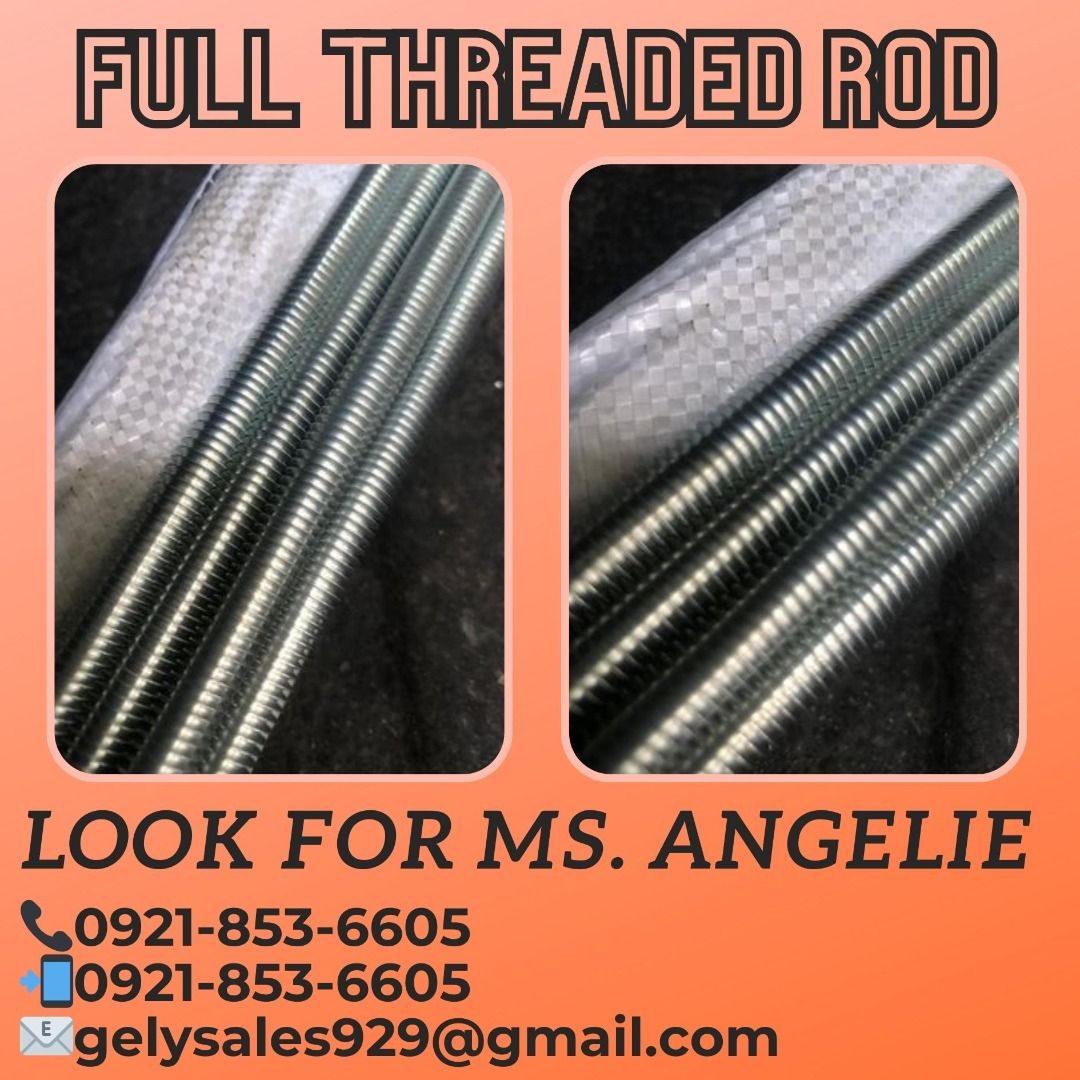 FULL THREADED ROD AVAILABLE HEREEEEE, Commercial & Industrial ...