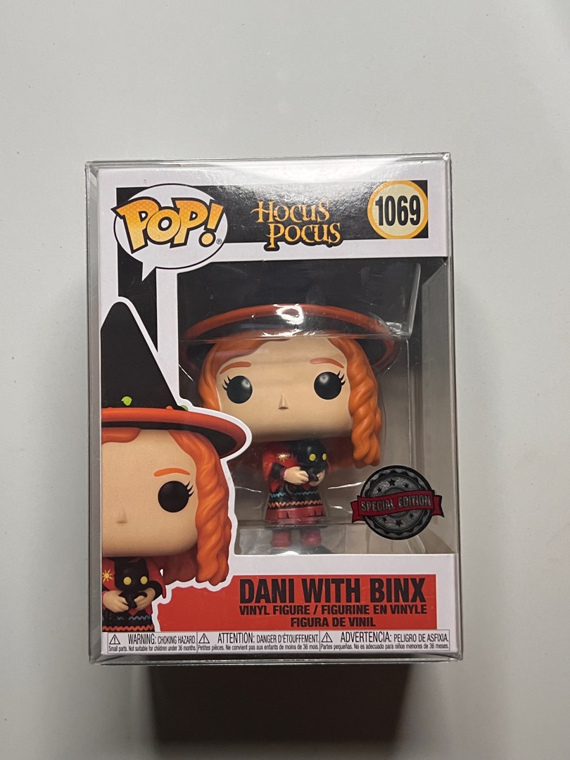 Funko Pop Hocus Pocus Dani with Binx Vinyl Figure Collectible Special  Edition, Hobbies & Toys, Toys & Games on Carousell