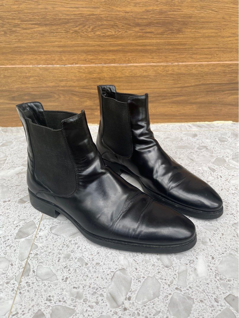 Giorgio Armani Boots men Leather Ankle Men s Fashion Footwear