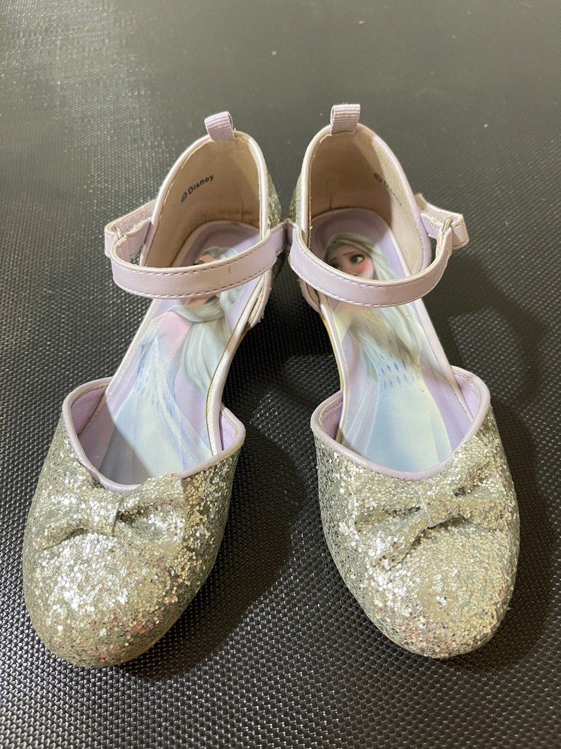 Girls H&M Frozen Elsa shinning high heels shoes, Babies & Kids, Babies